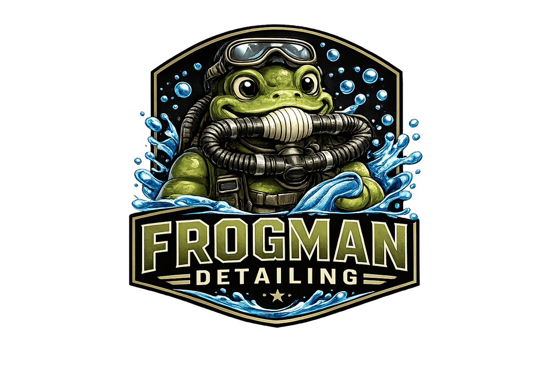 Frogman Detailing badge logo